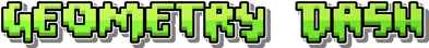 Geometry Dash - Clear Logo (null) - 1000x112