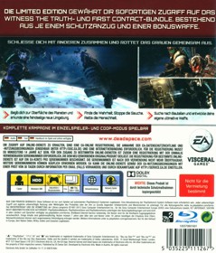 Dead Space 3 - Box - Back (Germany) - 1186x1389