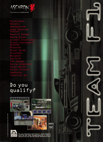 Team F1 - Advertisement Flyer - Front (United Kingdom) - 1593x2200