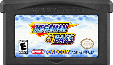 Mega Man & Bass - Cart - Front (North America) - 1000x574