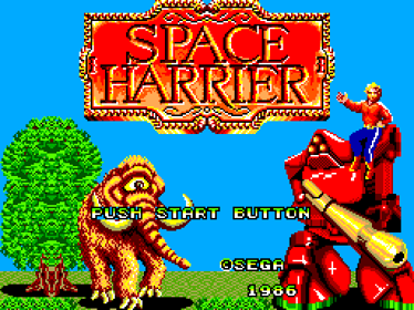 Space Harrier - Screenshot - Game Title (World) - 512x384