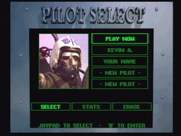 Blue Lightning - Screenshot - Game Select (United States) - 640x480