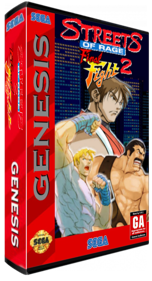 Streets of Rage 2: Final Fight - Box - 3D (North America) - 720x1329