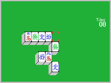 Mahjong Solitaire - Screenshot - Gameplay (World) - 256x192