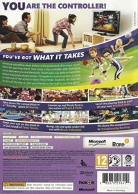 Kinect Sports - Box - Back (Europe) - 567x800