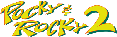 Pocky & Rocky 2 - Clear Logo (Europe) - 1200x388