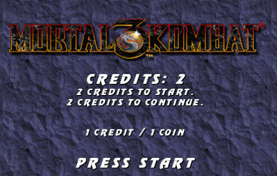 Mortal Kombat 3 - Screenshot - Game Title (North America) - 396x252