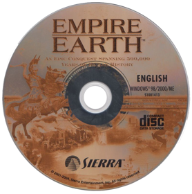 Empire Earth: Gold Edition - Disc (United Kingdom) - 793x800
