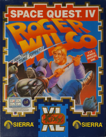 Space Quest IV: Roger Wilco and the Time Rippers - Box - Front (Europe) - 1968x2532