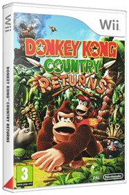 Donkey Kong Country Returns - Box - 3D (Europe) - 548x826