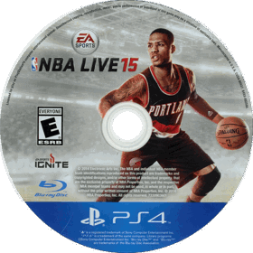 NBA Live 15 - Disc (North America) - 1461x1463