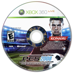 PES 2008: Pro Evolution Soccer - Disc (North America) - 900x900