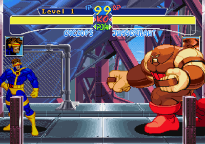 X-Men: Children of the Atom - Screenshot - Gameplay (World) - 640x448