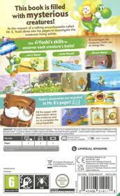Yoshi and the Mysterious Book - Box - Back (Europe) - 998x1622