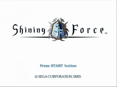 Shining Force Neo - Screenshot - Game Title (Japan) - 512x384