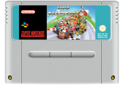 Super Mario Kart - Cart - Front (France) - 811x560