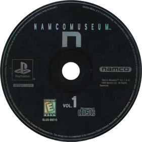 Namco Museum Vol. 1 - Disc (North America) - 1500x1500