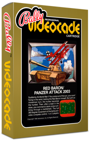 Red Baron / Panzer Attack - Box - 3D (North America) - 903x1401