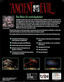 Ancient Evil (1998) - Box - Back (Germany) - 799x1030