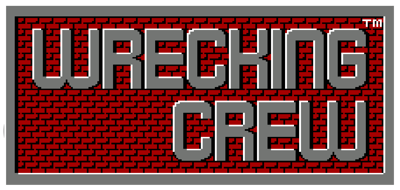 Wrecking Crew - Clear Logo (Japan) - 1709x812