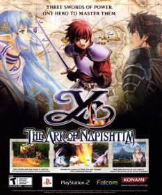 Ys VI: The Ark of Napishtim - Advertisement Flyer - Front (United States) - 1904x2289