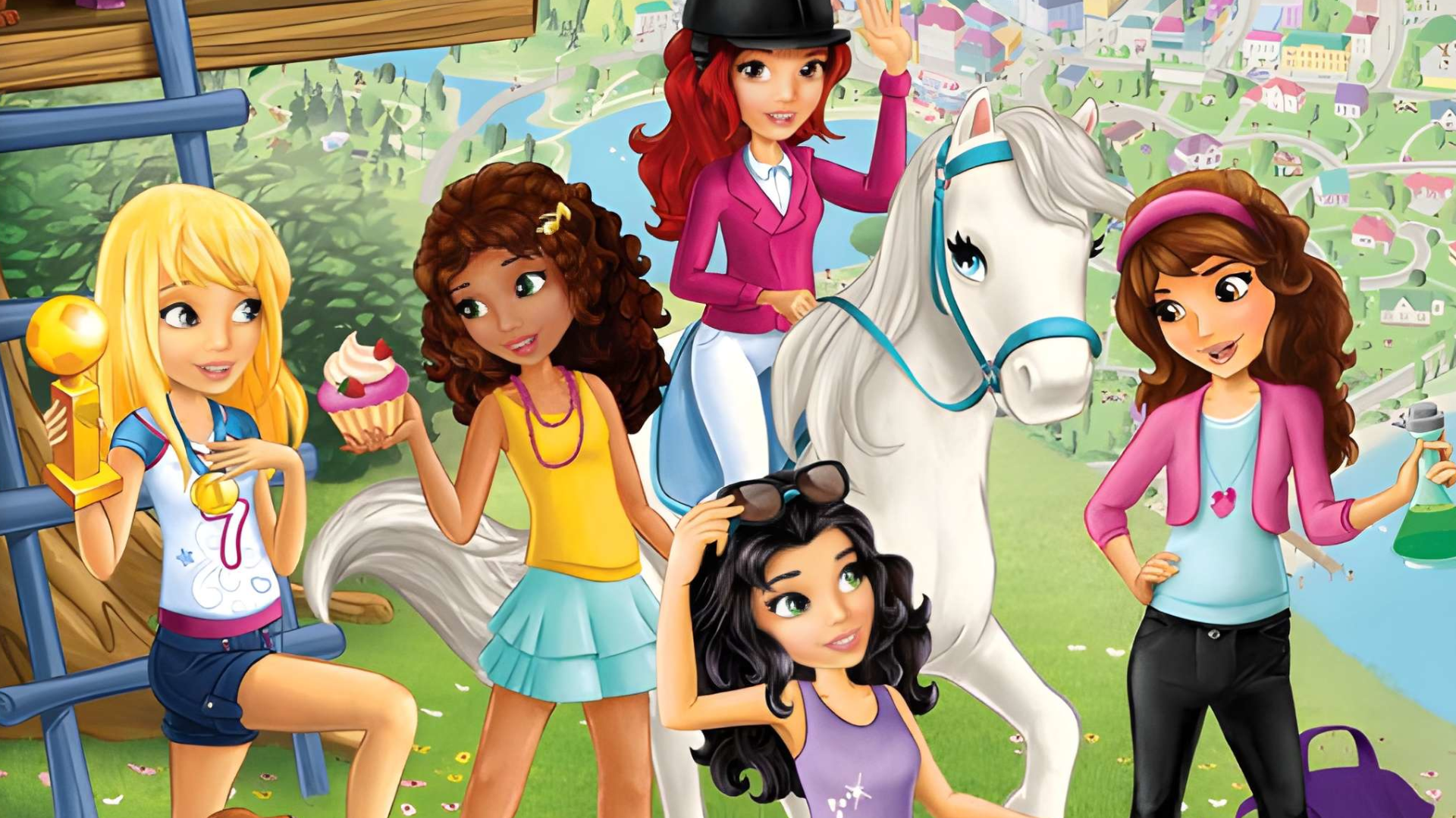 Illustration of LEGO Friends