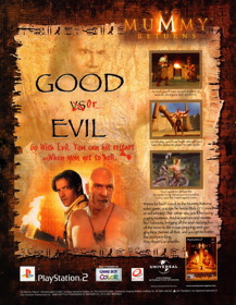 The Mummy Returns - Advertisement Flyer - Front (United Kingdom) - 2481x3200