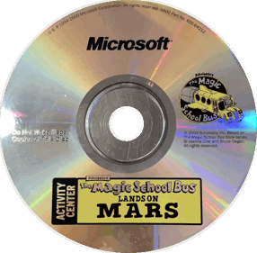 Scholastic's The Magic School Bus Lands on Mars: Activity Center - Disc (North America) - 1463x1436