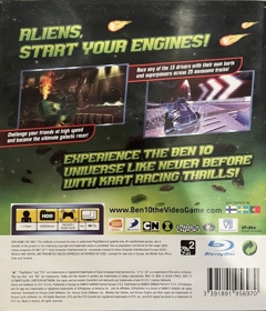 Ben 10: Galactic Racing - Box - Back (Europe) - 1204x1405