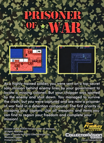 Prisoner of War - Box - Back (North America) - 1100x1500