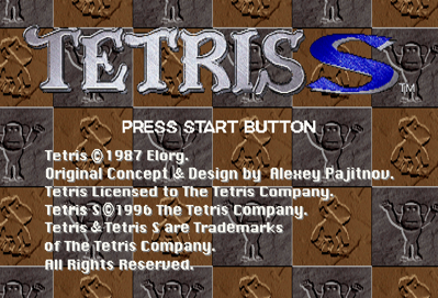 Tetris S - Screenshot - Game Title (Japan) - 704x480