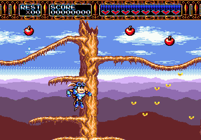 Rocket Knight Adventures - Screenshot - Gameplay (North America) - 320x223