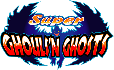 Super Ghouls 'n Ghosts - Clear Logo (North America) - 940x576