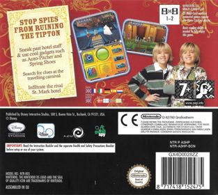 The Suite Life of Zack & Cody: Circle of Spies - Box - Back (Europe) - 893x800