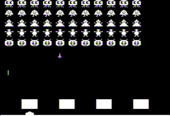 Illustration of Apple Stellar Invaders