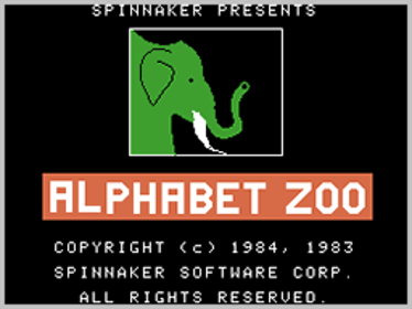 Alphabet Zoo - Screenshot - Game Title (North America) - 256x192
