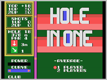 Hole in One - Screenshot - Game Select (World) - 256x192