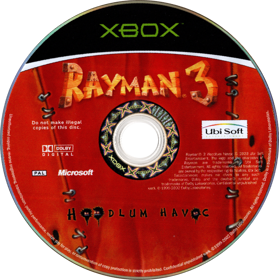 Rayman 3: Hoodlum Havoc - Disc (Europe) - 769x773