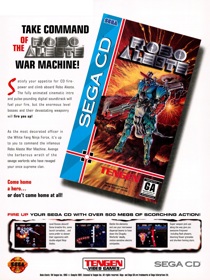 Robo Aleste - Advertisement Flyer - Front (North America) - 1650x2200