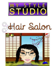My Style Studio: Hair Salon - Screenshot - Gameplay (World) - 400x480
