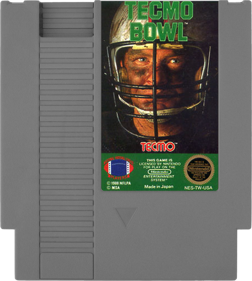 Tecmo Bowl - Cart - Front (North America) - 718x800