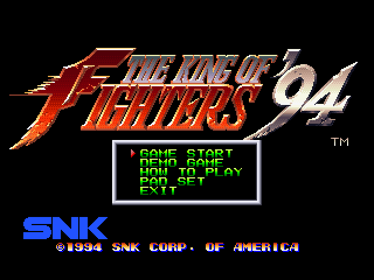 The King of Fighters '94 - Screenshot - Game Title (World) - 640x480