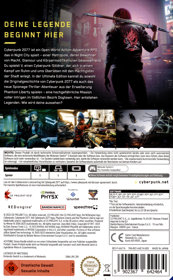 Cyberpunk 2077: Ultimate Edition - Box - Back (Germany) - 1152x1864
