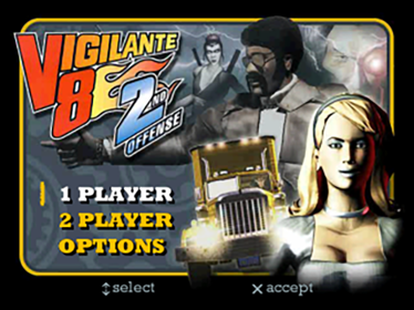 Vigilante 8: 2nd Offense - Screenshot - Game Select (World) - 640x480