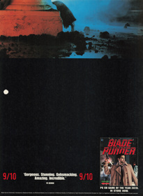 Blade Runner (Virgin Interactive) - Advertisement Flyer - Front (United Kingdom) - 1612x2200