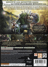 Majin and the Forsaken Kingdom - Box - Back (Germany) - 1012x1427