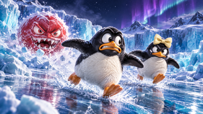 Pengy - Fanart - Background (World) - 1920x1080