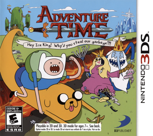 Adventure Time: Hey Ice King! Why'd You Steal Our Garbage?!! - Box - Front (North America) - 1400x1246
