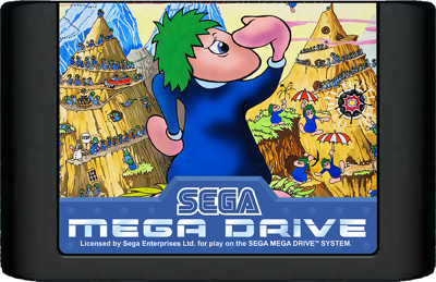 Lemmings - Fanart - Cart - Front (Europe) - 992x643