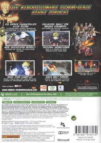 Naruto Shippuden: Ultimate Ninja Storm Revolution - Box - Back (Germany) - 501x713
